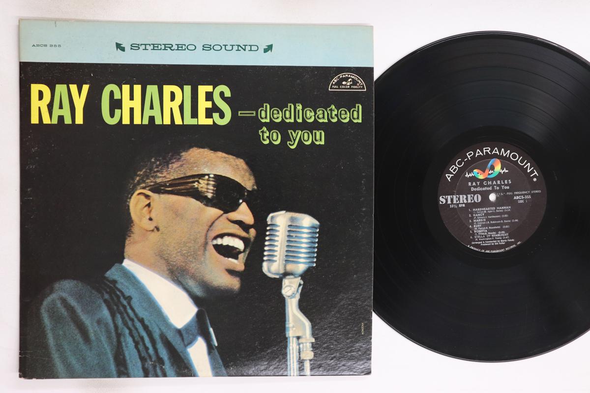 

LP Record RAY CHARLES - ...dedicated To You ABCS355 ABC 1961 US Soul/Funk Used