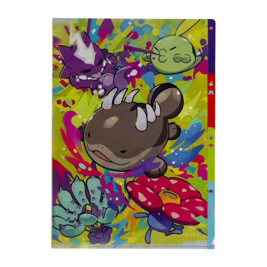 [Pokemon] Pokemon Center A4 3-Pocket Clear File - Venomous Hazard Design