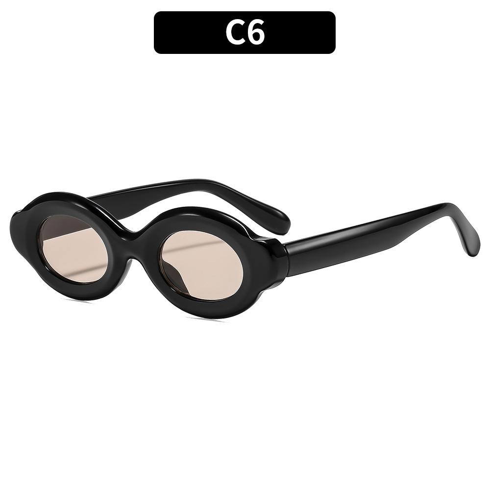 

JYL TS Slim Frame Sunglasses Women UV Protection Fashion 283 A-8714 земляничный