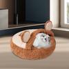 Cat Cave Bed, Comfortable And Soft, with Hood Cover, Ideal for Small Dogs, , Indoor Cats.