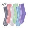 Warm Bedding Accessories for Feet 6 Pairs Thickened Plush Socks Men Winter Solid Color Fuzzy Socks Soft House Slippers Breathable Footwear,