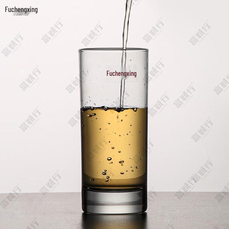 Straight Glass Water and Milk Cup Set