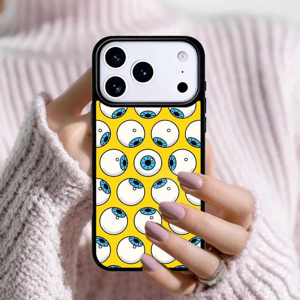 VERRÜCKTES AUGAPFEL-MUSTER Handyhülle Für Apple iPhone 17 Air 16E 15 14 Plus 13 12 11 Pro Max Mini Funda Cover