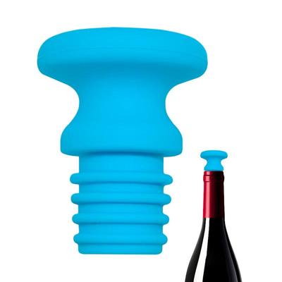 1PC Silicone Bottle Stopper Bottle Cap Wine Cork Wine Pourer Stopper Bottle Cap Cute Top Hat Preservation Gel Cork Strip