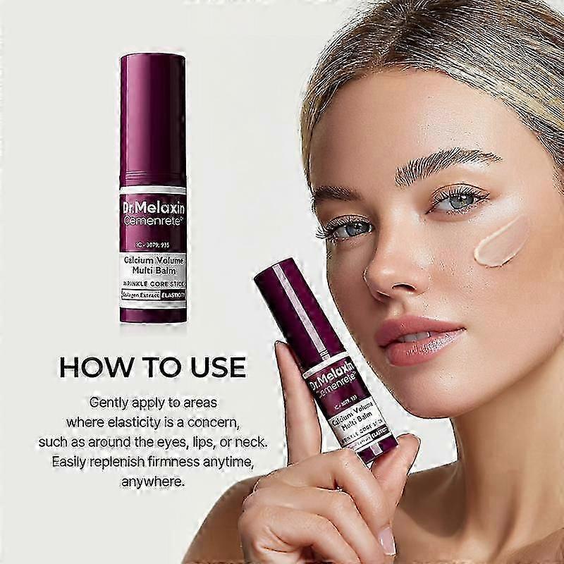 3x Dr. Melaxin Cemenrete Vápník Objem Multi Balzám Vrásky Jádro Tyčinka K-beauty