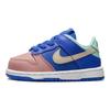 Nike Dunk Low SE TD Salmon Toe Baby Sneakers Blue Hyper-Royal Emerald-Rise FD8271-400