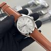 Tianjia T127 Men's Mechanical Watch: Japanese Movement, Sapphire Glass, Leather Strap, Calendar Feature