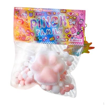 Cat Paw Soft Toy Novelty Party Favors Unbreakable Cute Shape Fidget