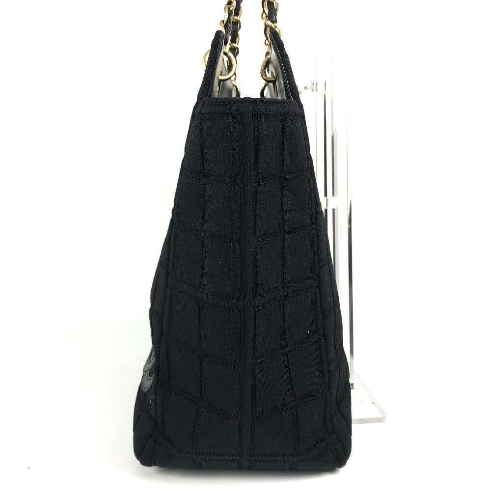 CHANEL CC CC Mark chocolate bar Tote Bag Shoulder Double Chain Bag Shoulder Bag