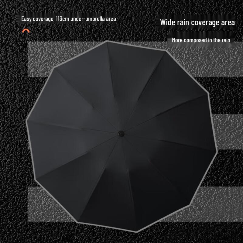 Mido Large 10-Rib Manual Reverse Folding Umbrella