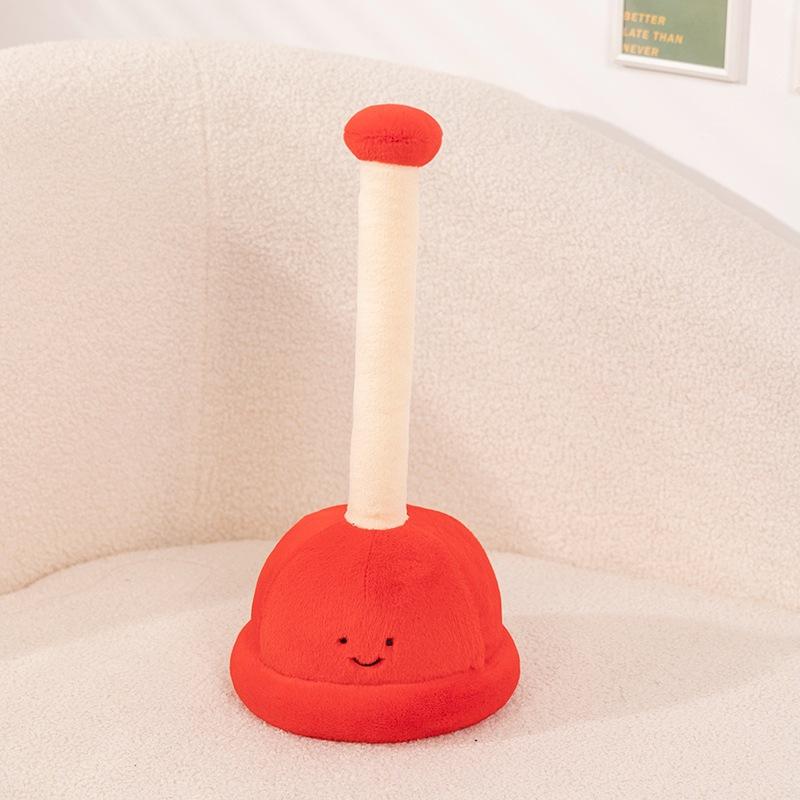 New Toilet Trick Doll Funny Plush Toy Doll Toilet Toilet Paper Ornaments