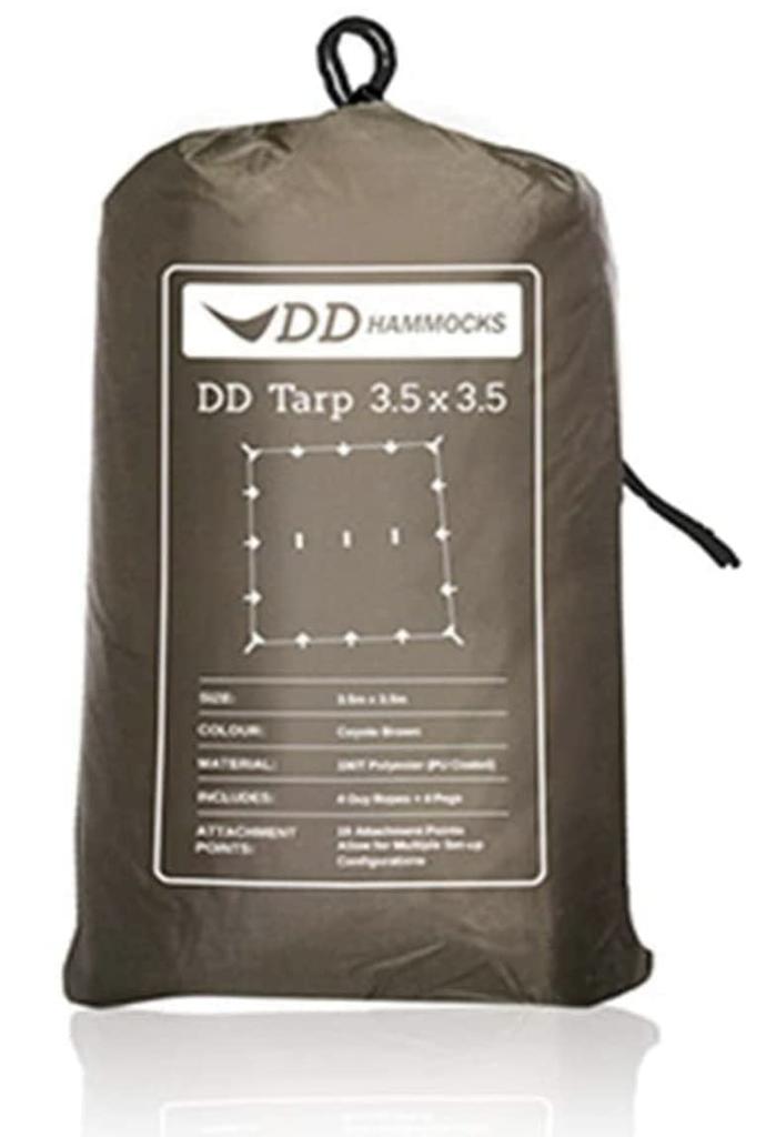 DD Hammocks DD Tarp Cyote Blown Japanese 3.5x3.5cm (Official Product)