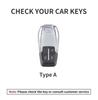 Alloy Car Smart Remote Key Case Fob Cover Protector Holder Shell for Ferrari F430 488 458 F12 Roma 812 F8 Keychain Accessories MQ6