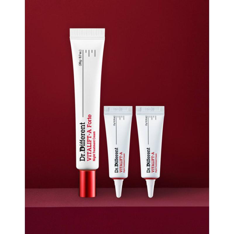 Vitalift-A Forte 20g Retinal 0.1 Vitamin A Cream (+2 free Vitalift-A 7g bottles)
