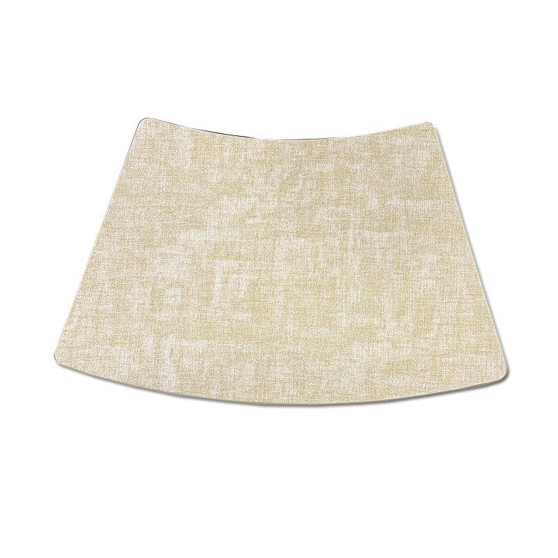 Fan-shaped Dining Table Mat, Dining Table Mat, Thermal Insulation Mat, Round Table Placemat, Light Luxury Placemat, Hotel Restaurant Commercial Waterp