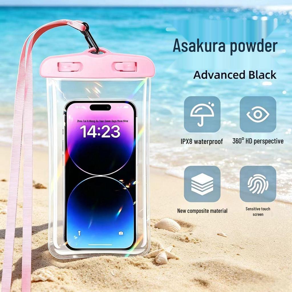 Waterproof Touchscreen-Compatible Mobile Phone Bag for Rafting and Diving