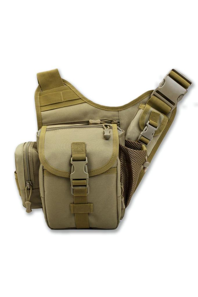 Fishing Lure Shoulder Bag (SCGEHA) Bag, Bag, Multi-functional (Khaki)