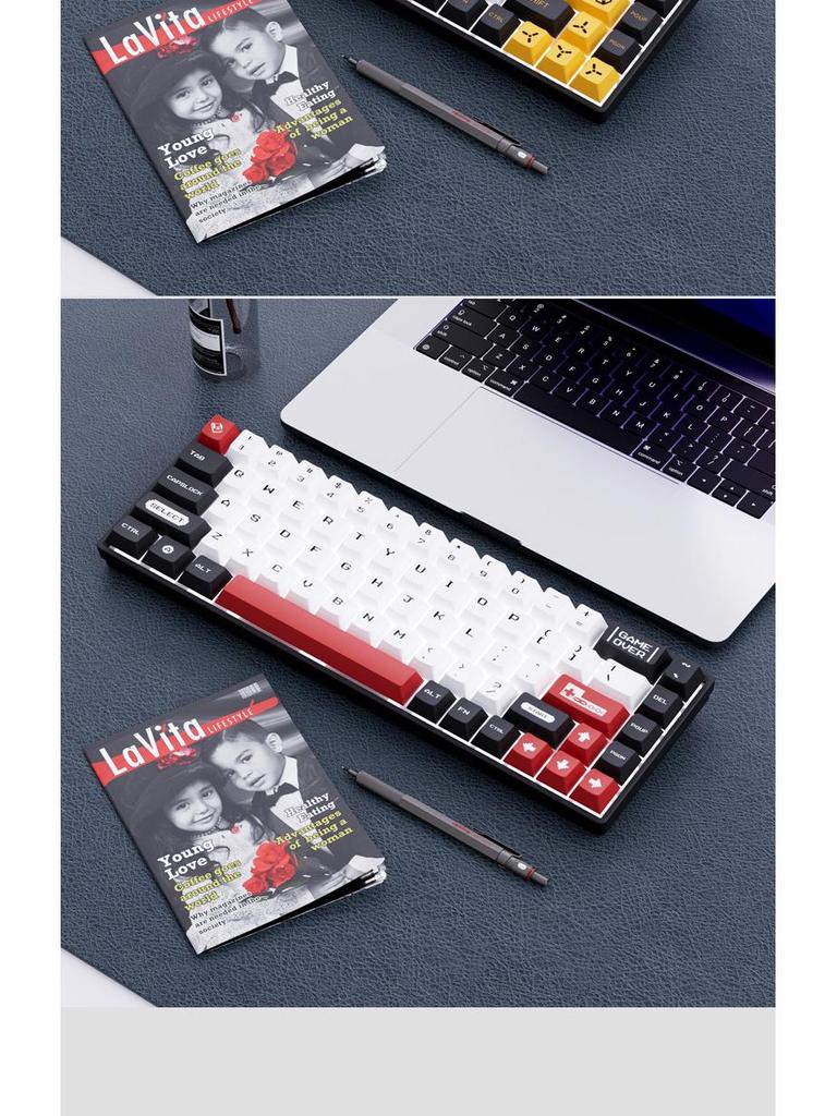 Compact Wireless Bluetooth Mechanical Gaming Keyboard