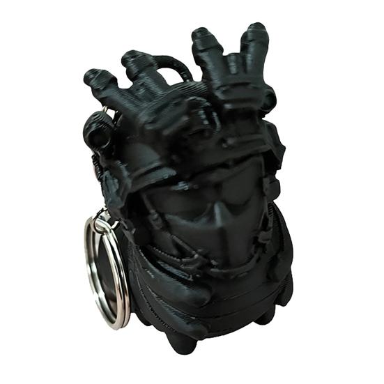 

Cute Worm Keychain 3D Printed Novelty Warrior Caterpillar Bag Charm for Backpack Purse Funny Insect Pendant for Game Lovers
