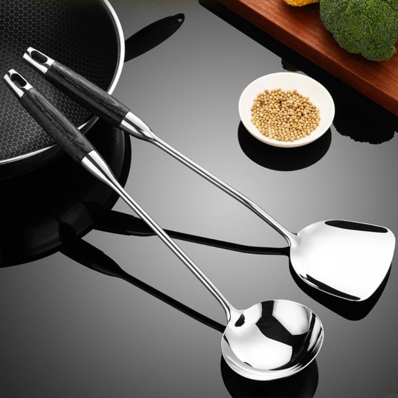 Кухонная посуда 304 Нержавеющая сталь Металлические кухонные лопатки для повседневного использования China Mainland