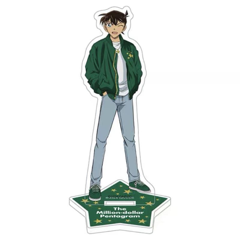 Detective Conan Anime Figure Acrylic Stand Cartoon Desk Decoration Cosplay Model Plate Small Desktop Toy Keychain Wedding Gift