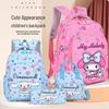Trojdielna súprava detského batoha: Roztomilý ruksak KT Cat s taškami cez rameno a crossbody pre deti vo veku 6-12 rokov