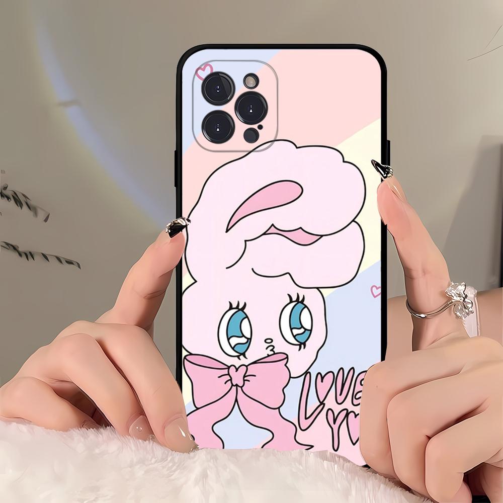 E-Esther B-Bunny Phone Case For iPhone 16 15 14 11 12 13 Mini Pro XS Max Cover 6 7 8 Plus X Funda Shell