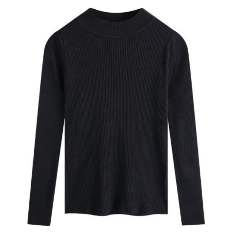 Frauen Herbst Rollkragenpullover Gestrickte Weiche Pullover Grundlegende Kaschmir Pullover Für Frauen Herbst Winter