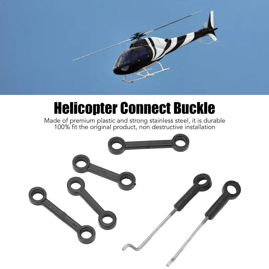 Connection Buckle Compatible for Wltoys V912 A V912 04 RC Helicopter Pull Rod Spare Parts