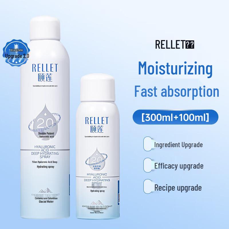 RELLET Hyaluronic Acid Deep Hydrating Mist 400ml