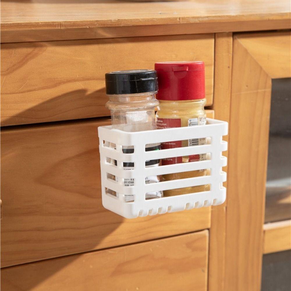 Plastic Retractable Small Baskets Space Saving Hanging Storage Box Utensil Holder  for Kitchen