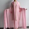 Extra Large Size Shawl Solid Color Scarf Women's Fashion Scarf Chiffon Dance Scarf Sunscreen Beach Towel, Max. Size Is 3*1.5m (±5-10cm Errors)