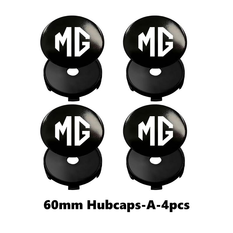 For MG 4pcs 56/60mm Car Wheel Center Hub Caps Tire Rim Covers Accessories HS ZS GS 3 5 6 7 Hector TF GT ZR bso1