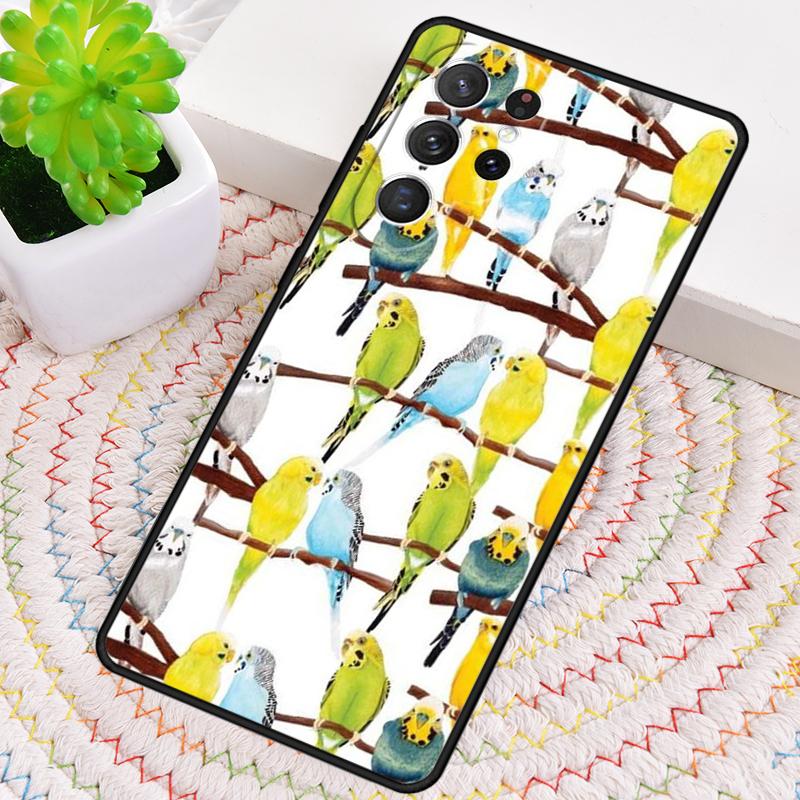 Animal Parrot Birds Phone Case for Samsung Galaxy Note 10 Pro S26 Ultra S23 S24 FE S25 S21 S22 PLUS Shockproof Cove