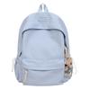 Schoolbag Korean version Mori large-capacity schoolbag for female junior high school and high school students, light casual backpack, simple solid