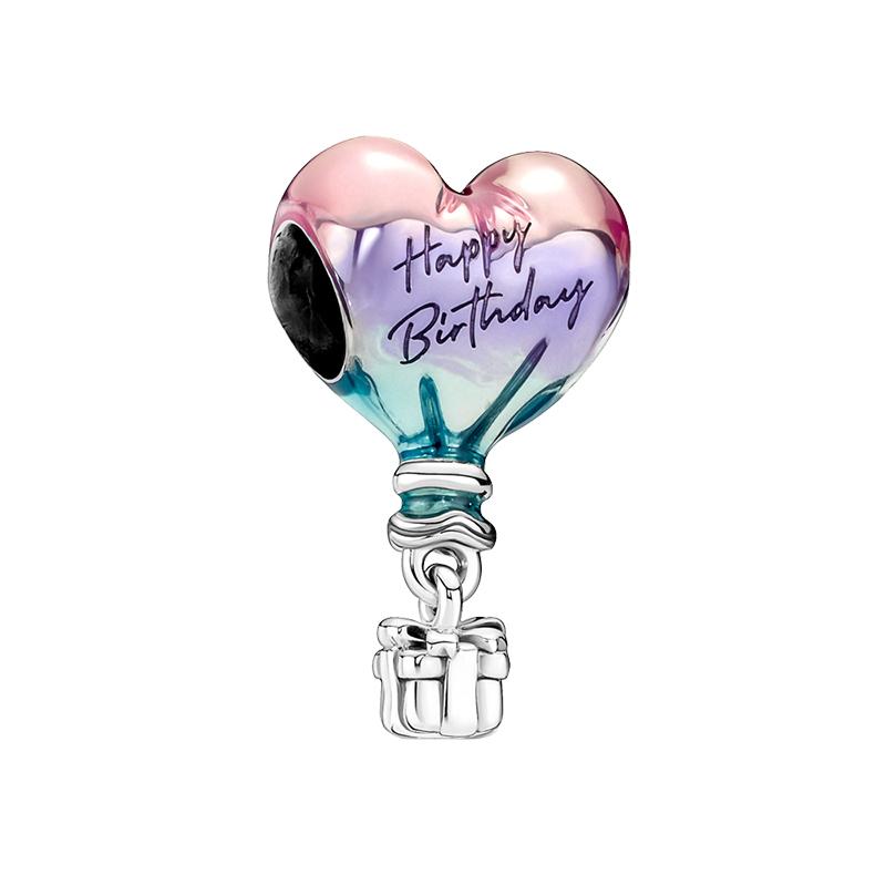 100% S925 Sterling Silver Chameleon Evil Eye Mořská želva Skleněná kouzla Korálky Fit Originální náramek DIY Výroba šperků