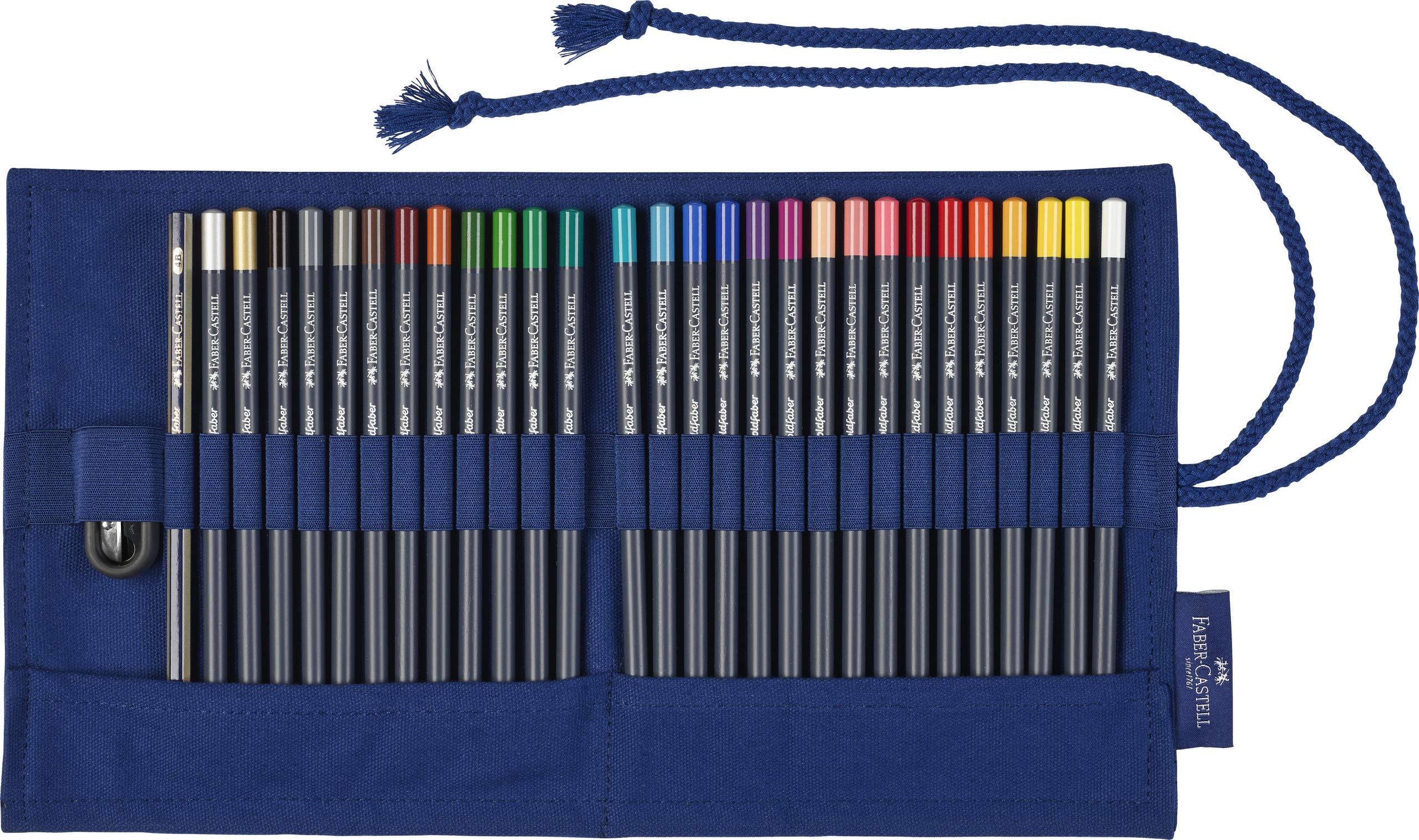 

Набор из 27 золотых карандашей Faber Pencil Roll 114752 Faber-Castell