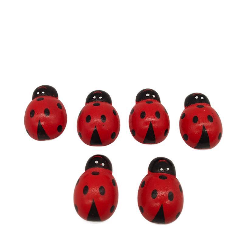 

Деревянные микроландшафтные украшения: Семиточечная божья коровка поделки своими руками