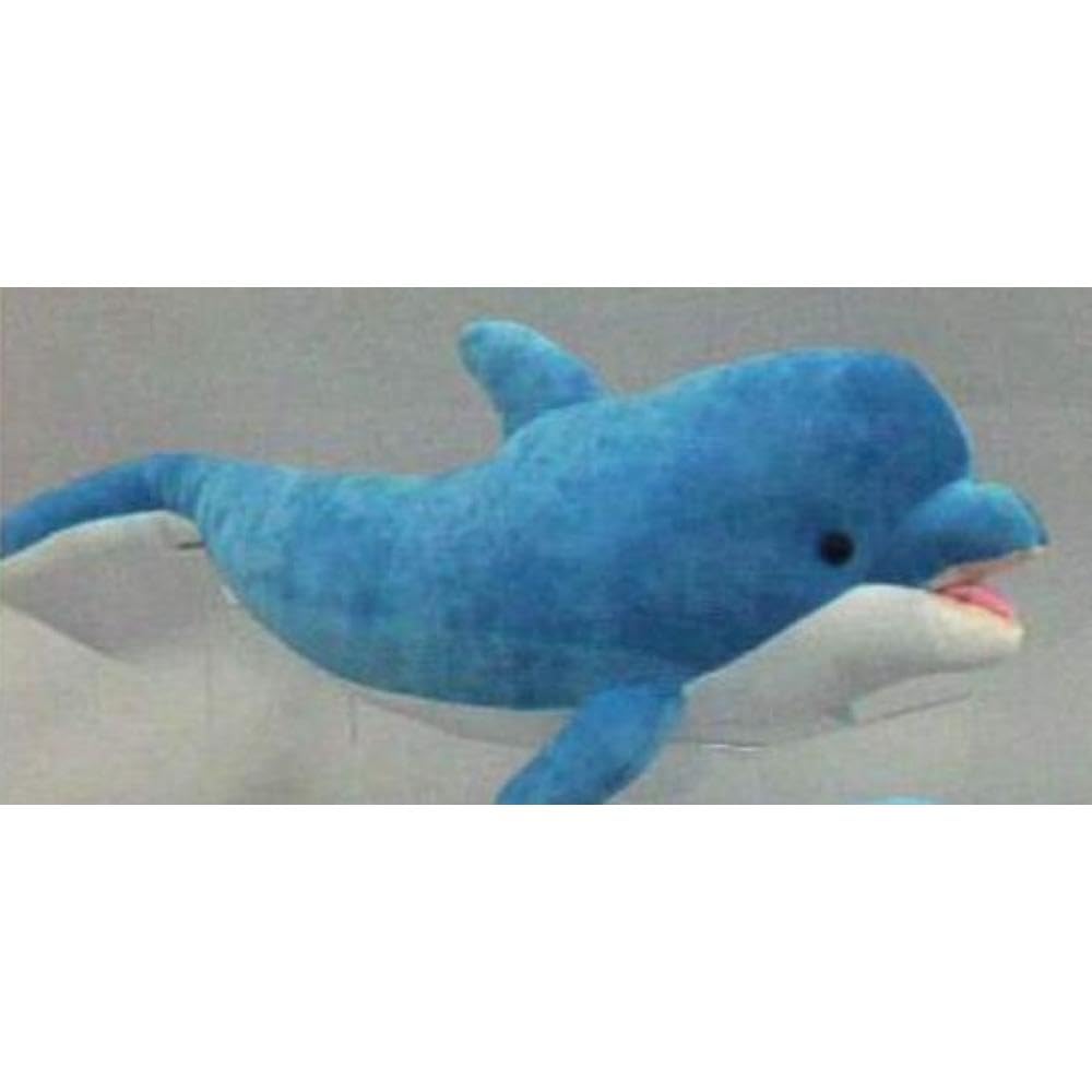 Cute Sales Mochimochi Dolphin S Blue M0406 H20 x W20 x D35cm