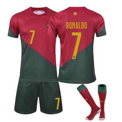 New World Cup No. Luo Home Jersey, Football Jersey, Men's and Children's Adult Training Jersey Set