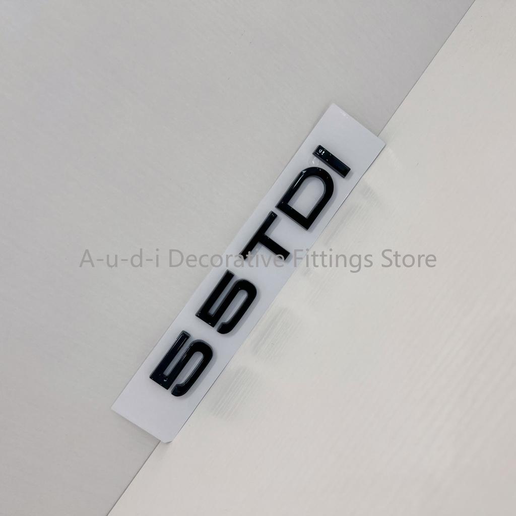 2026 Hot 3D ABS black TDI logo letter 1.9 2.0 2.5 3.0 4.0 5.0 TDI 30 35 40 45 50 55 TDI is suitable for Audi A3 A4 A5 A7 A8Q2 Q3 Q5 Q7 Q8