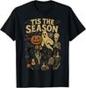 Retro Halloween Tis' the Season Graphic Short Sleeve T-Shirt