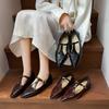Beautiful! Mary Jane shoes 2025 autumn new women's shoes thick heel retro soft sole temperament new Chinese gift single shoes