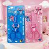 Disney Stitch Creative Scissors with Case Safety Paper Knife, Holiday Gift, Stitch Mini Scissors with Case