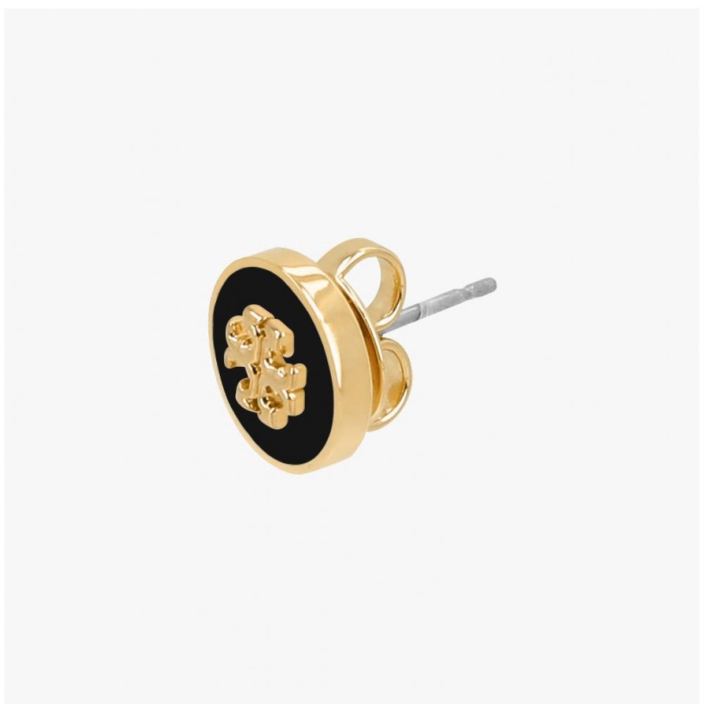 Tory Burch Kira Circle Logo Enamel Stud Earrings 90547 720