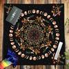 Moonphases Plant Tarot Tablecloth Altars Cloth Astrologys Divinations Tapestry
