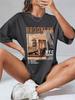 Spring Woman Cotton TShirts Letter Brooklyn NYC 1898 Graphic Printed Tees Fashion Casual Female Clothes Comfortable Street Tops