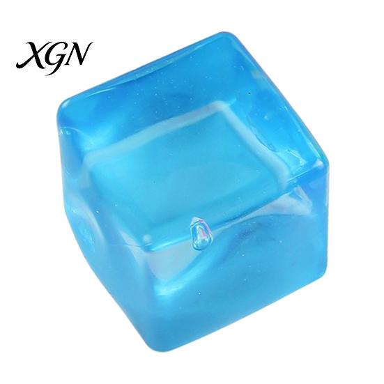 Anxiety Relief Sugar Ball Clear Cube Squeeze Toy Stress Sensory Portable Soft Stretchy Ice Pinch Party Favors