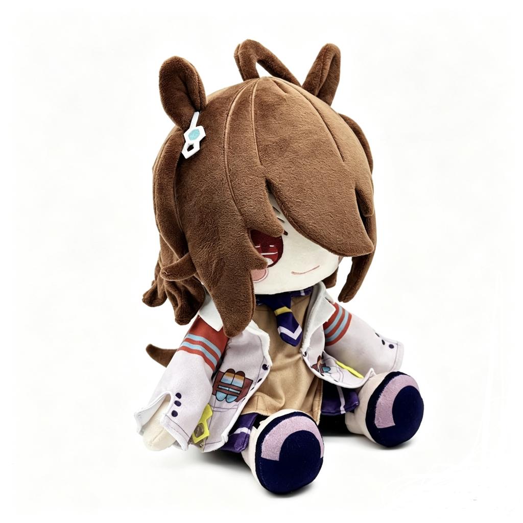 Nuova 2026 Uma Musume Pretty Derby Peluche Giocattolo Carino Cartone Animato Morbido Verno Luce Oguri Cap Peluche Gioco Periferica per Regalo Bambino