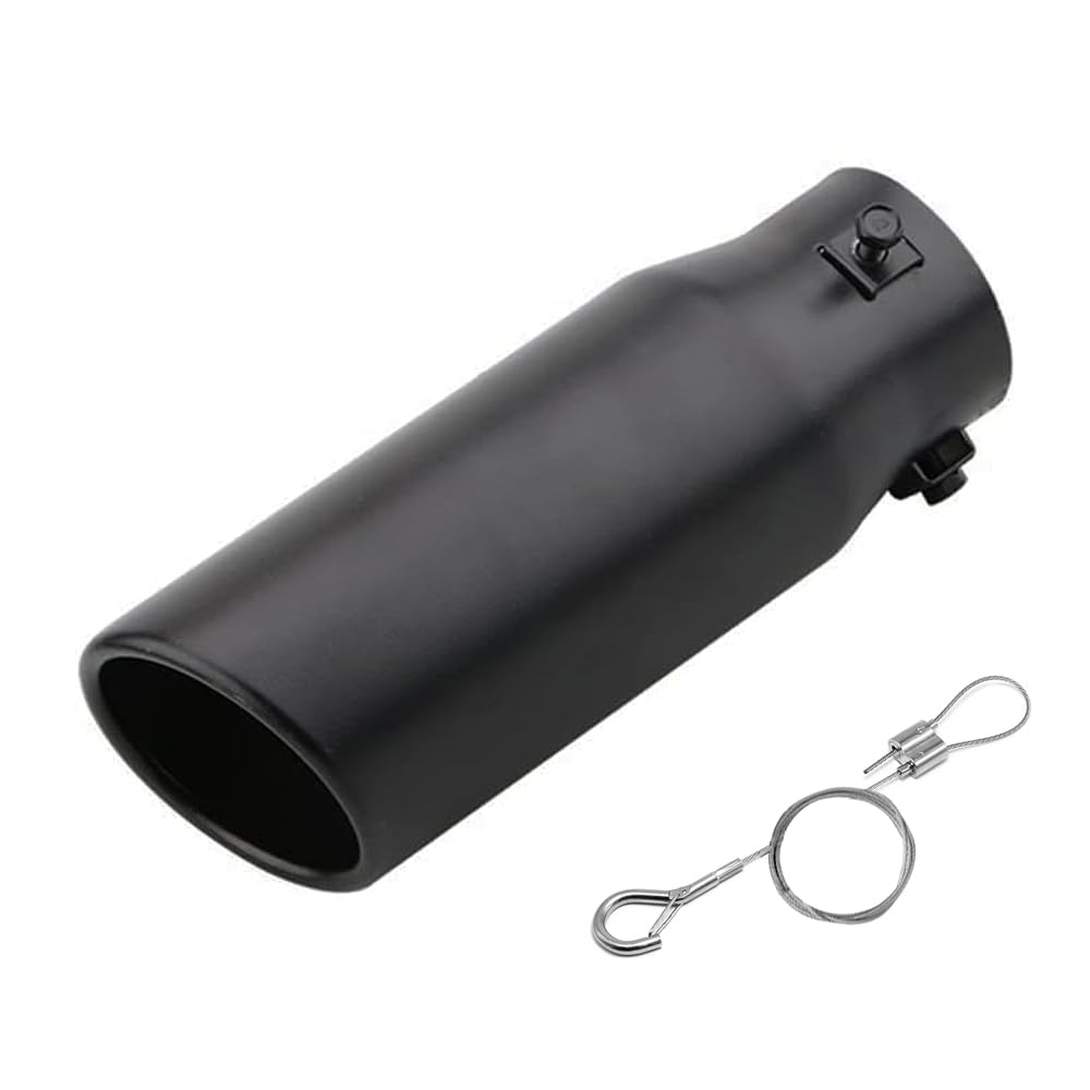 

srasakan Car Muffler Cutter, Straight Type, Muffler Tip, Diameter 2.5 inches (63 mm), Drop